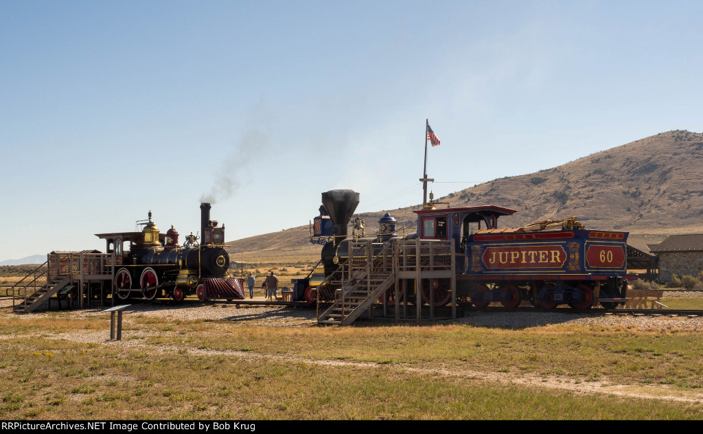 UP 119 and Jupiter face off at the site of the golden spike ceremony